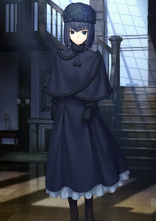 Fate/Grand Order 中久远寺有珠的从者立绘，职阶 Caster
